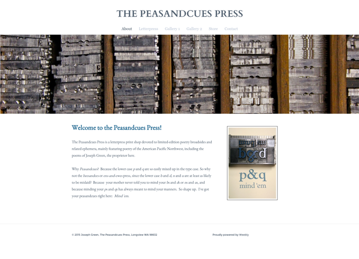 Peas and Cues Screen