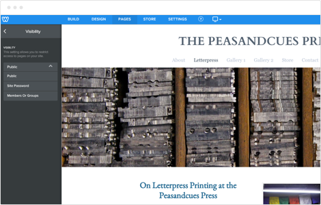 Password Protected Pages